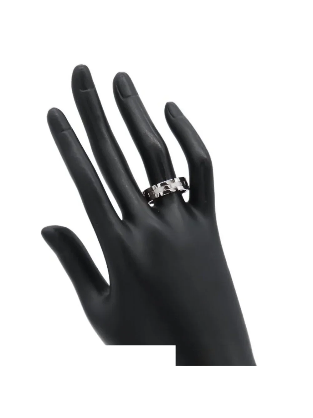 Cartier Tank Francaise Ring White Gold 18K 57